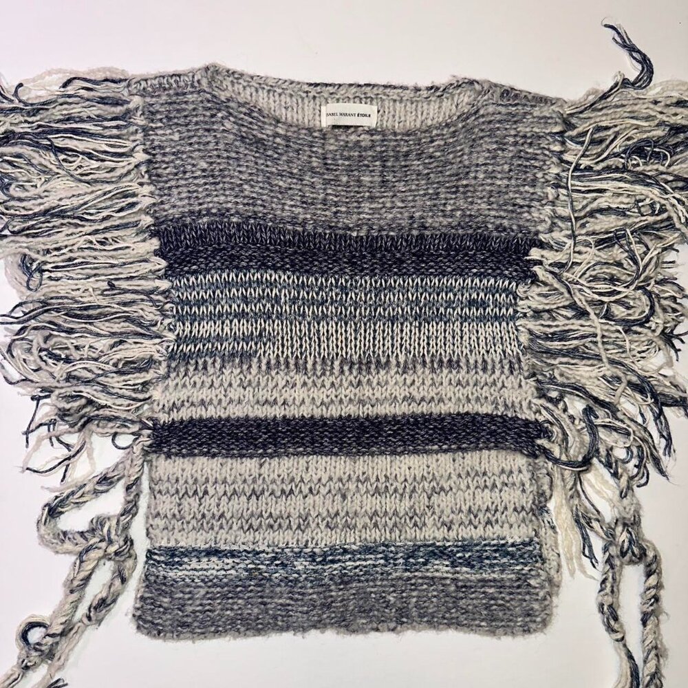 Isabel Marant Étoile Poncho Pullover Jumper with Side Ties